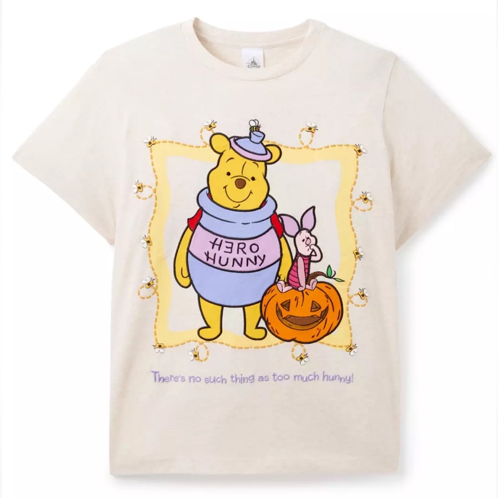 NWT Disney Parks Winnie the Pooh & Piglet Halloween T-Shirt Size Large